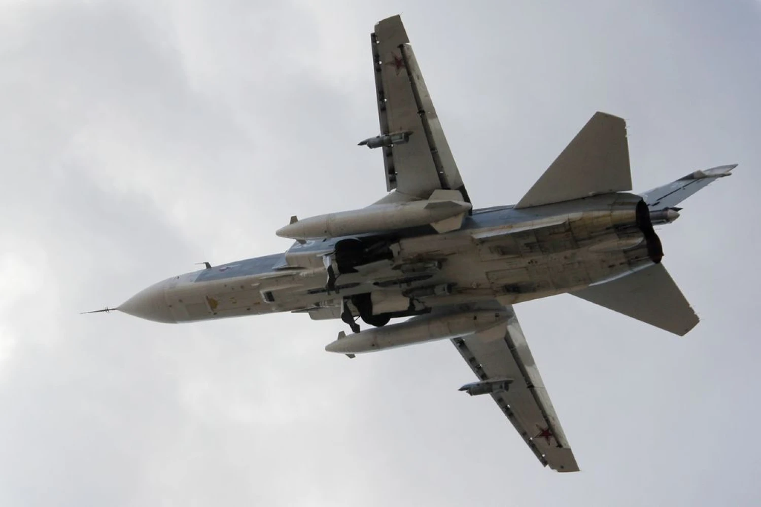 Rusijos lėktuvas Su-24. „RIA Novosti“ / „Scanpix“ nuotr.