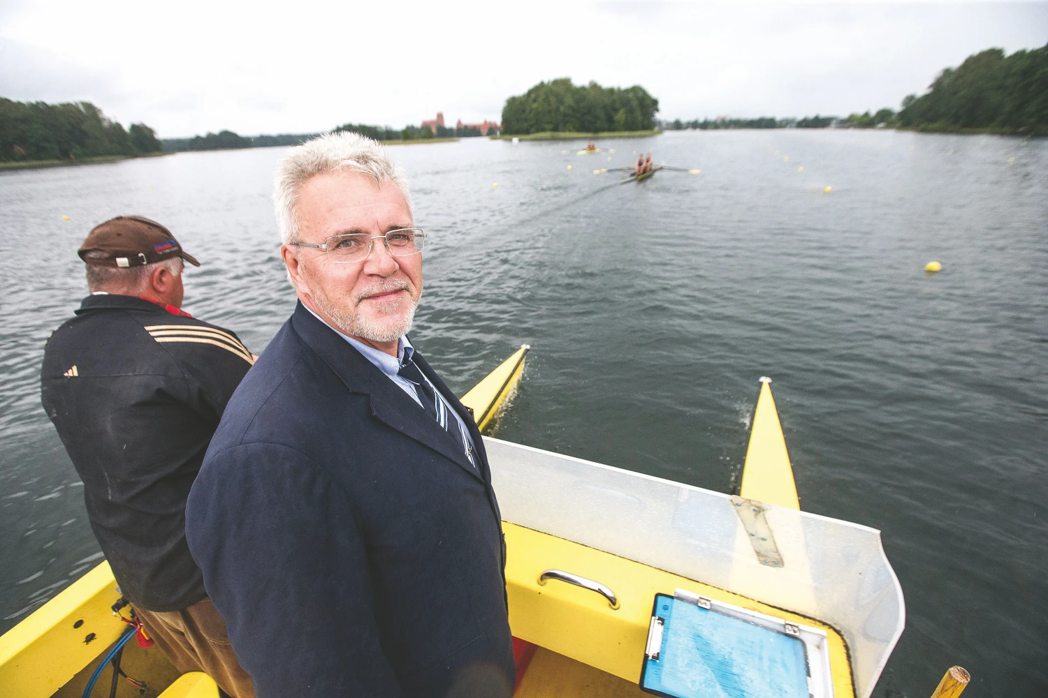 Edmundas Daukantas, krovinių gabenimo, logistikos UAB „Schenker“ vykdomasis direktorius, irklavimo tarptautinės kategorijos teisėjas. 
Juditos Grigelytės (VŽ) nuotr.