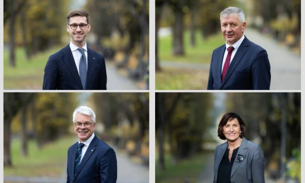 Energetikos ministro komanda: kairėje viršuje – Gabrielis Gorbačevskis, dešinėje – Saulius Petrauskas, 
kairėje apačioje – Alvydas Sakavičius, dešinėje – Laima Nagienė. Ministerijos nuotr. Energetikos ministro komanda: kairėje viršuje – Gabrielis Gorbačevskis, dešinėje – Saulius Petrauskas, 
kairėje apačioje – Alvydas Sakavičius, dešinėje – Laima Nagienė. Ministerijos nuotr.