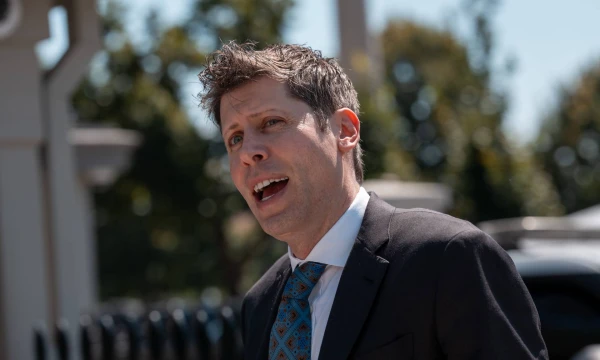 Samas Altmanas, „OpenAI“ vadovas. Andrew Leydeno („Zumapress“ / „Scanpix“) nuotr. Samas Altmanas, „OpenAI“ vadovas. Andrew Leydeno („Zumapress“ / „Scanpix“) nuotr.